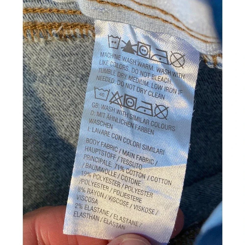 NEW D&Co Denim Pull On Jeggings Petite Size 4P Women’s Blue - Picture 4 of 9